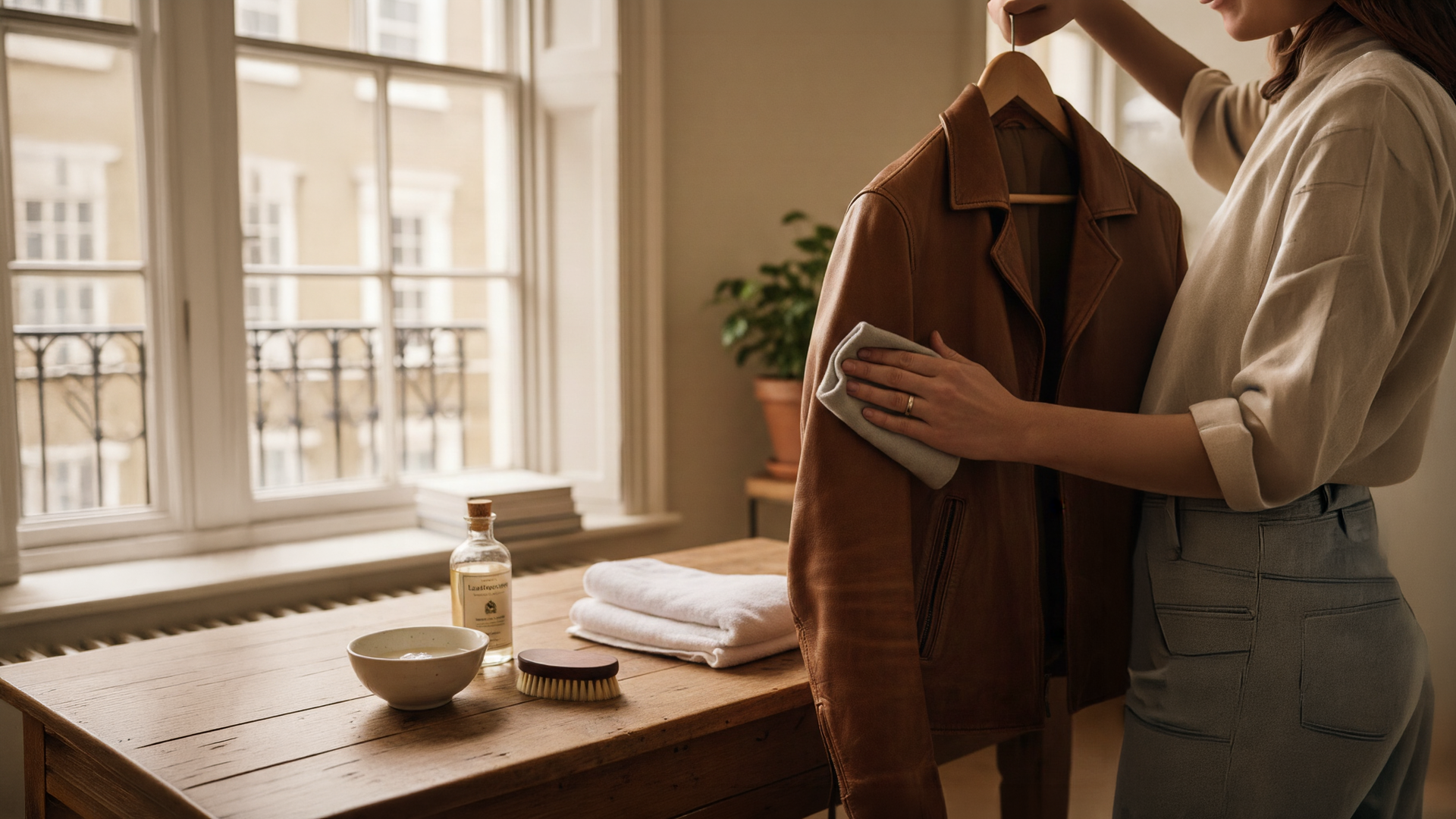 How to Clean a Leather Jacket Properly