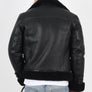 Men’s Black Curly Shearling Jacket