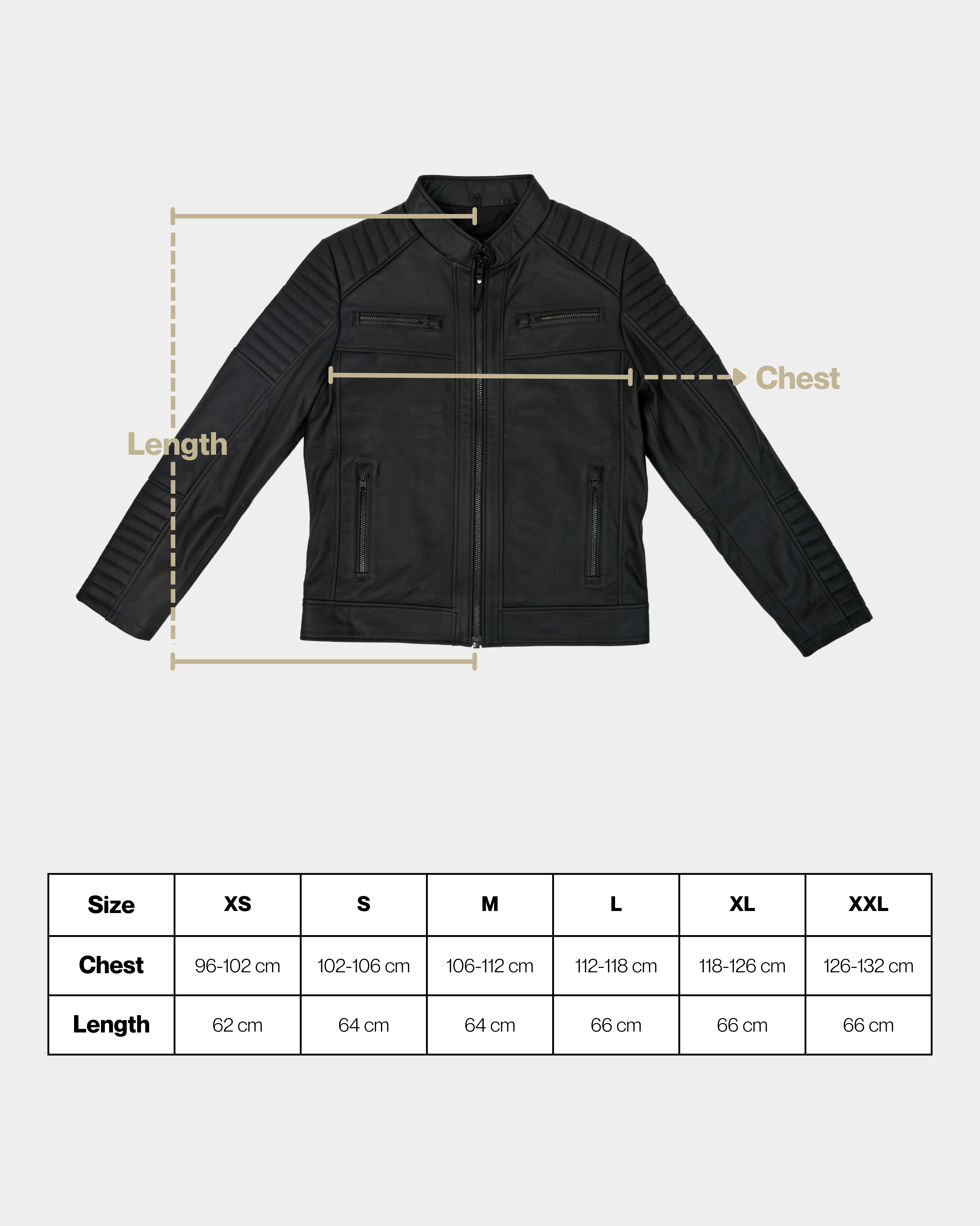 Men’s Quilted Biker Matte Black Leather Jacket