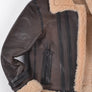 Men`s Genuine Curly Shearling Jacket