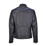 Men`s Black Quilted Leather Jacket