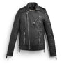 Men`s Black Biker Leather Jacket