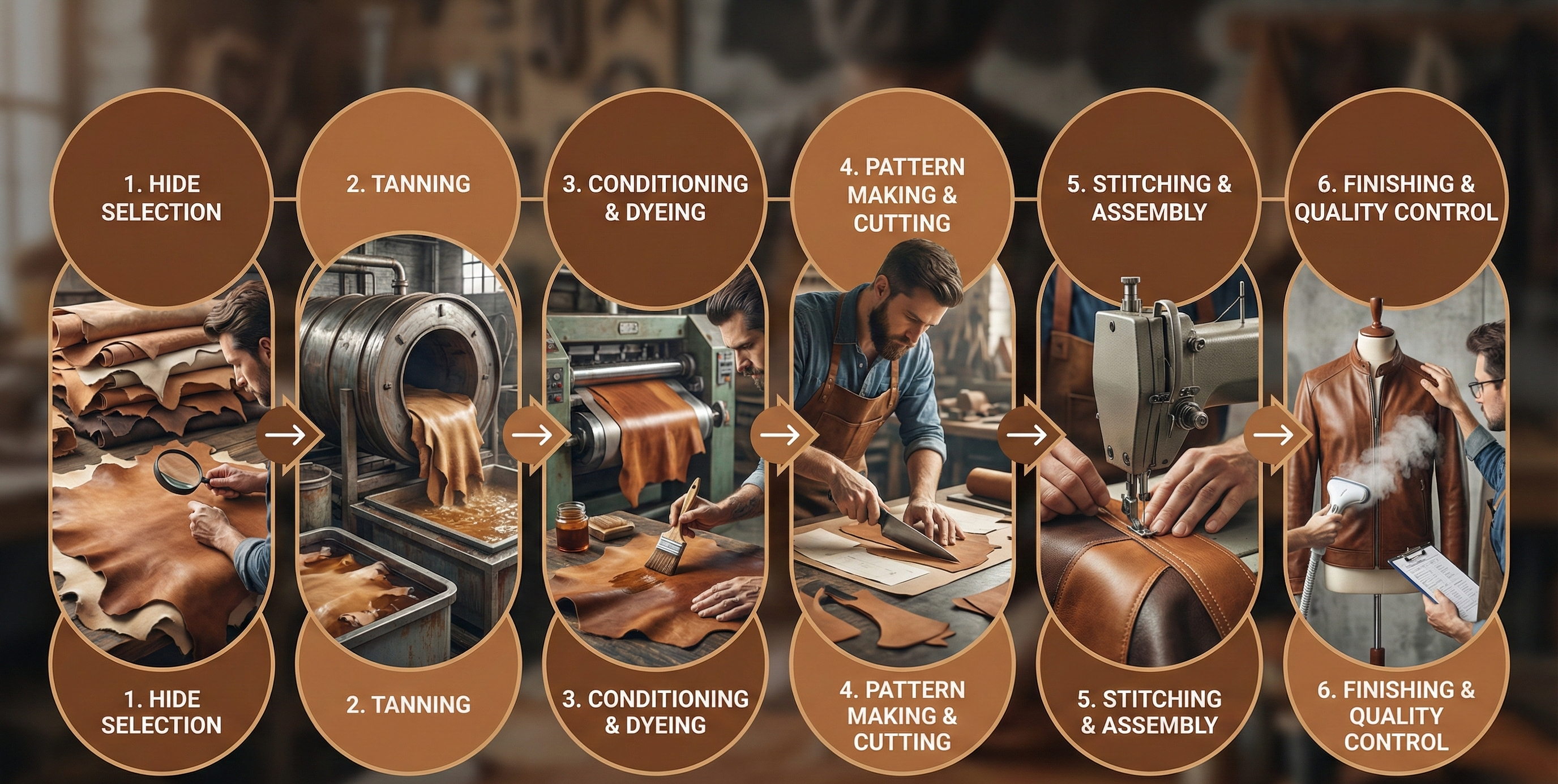 How Are Leather Jackets Made? (Step by Step Manufacturing)
